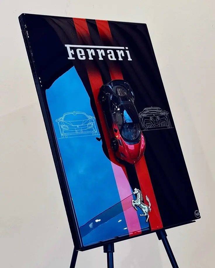Ferrari & Maserati — design, advertising and POS material